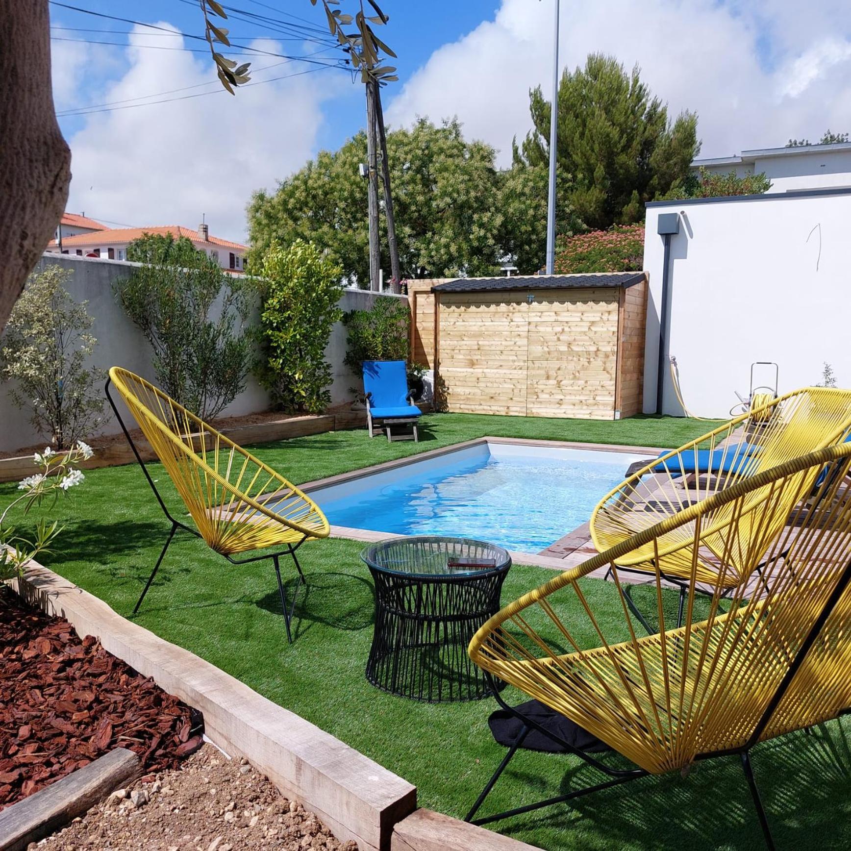 Maison Familiale Avec Jacuzzi Et Piscine Villa La Rochelle  Exterior foto