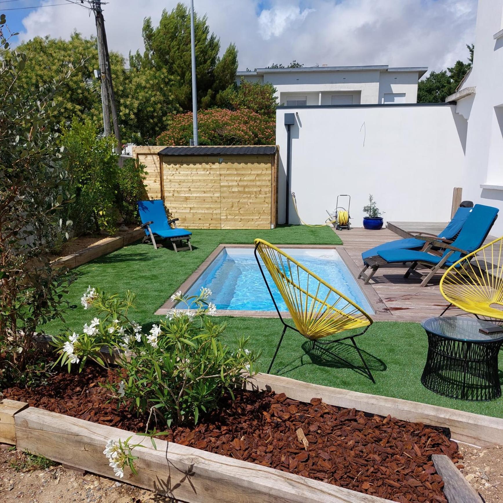 Maison Familiale Avec Jacuzzi Et Piscine Villa La Rochelle  Exterior foto